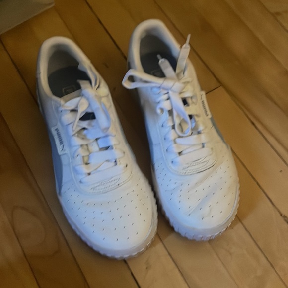 Puma Cali Sport sneakers in white and blue - Picture 5 of 5